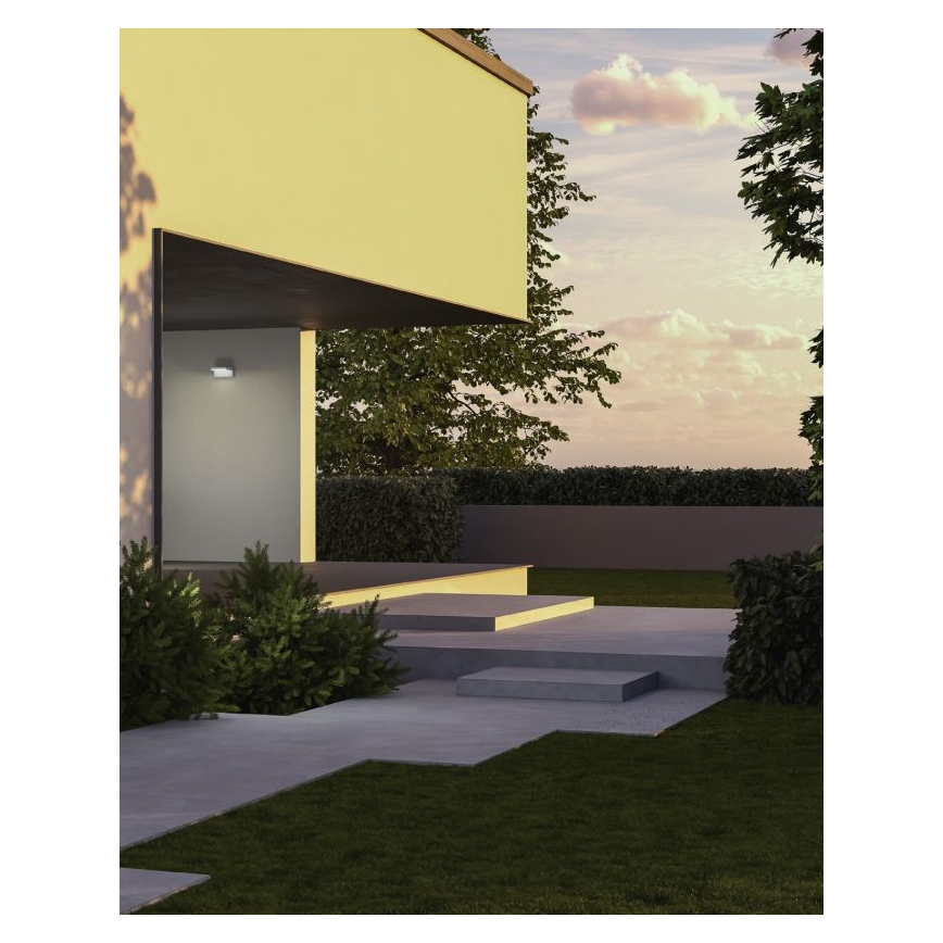 Redo 90584 - LED spoljašnje zidno svetlo FLIP LED/20W/230V 3000K CRI 90 IP54 antracit
