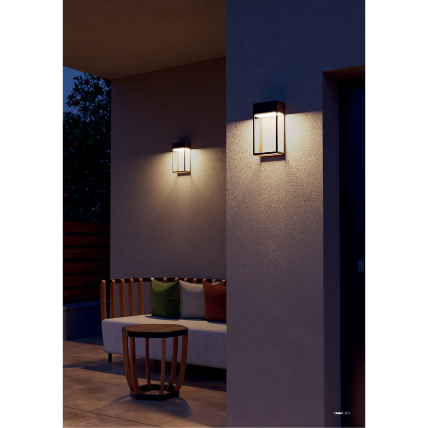 Redo 90603 - Spoljašnje LED zidno svetlo STAND LED/20W/230V 3000K CRI 90 IP65 antracit
