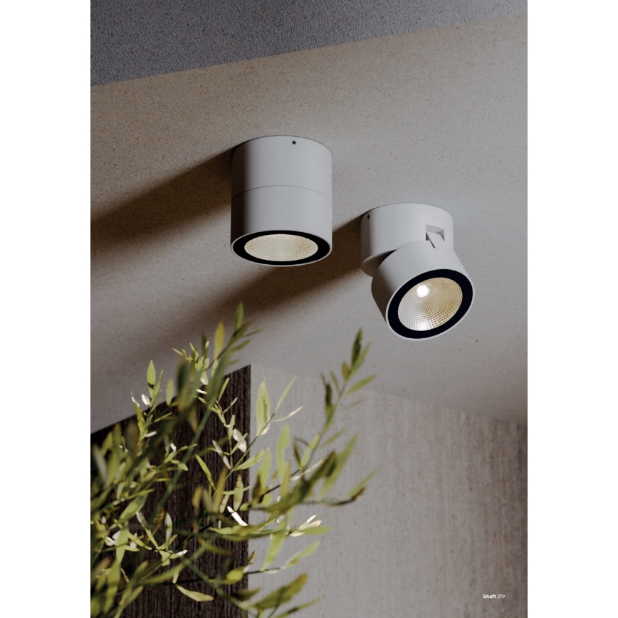 Redo 90626 - LED spoljašnja spot svetiljka SHAFT LED/13W/230V 3000K, prečnik 9 cm, IP65, bela