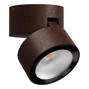 Redo 90628 - LED spoljašnje spot svetlo SHAFT LED/13W/230V 3000K prečnik 9 cm IP65 braon