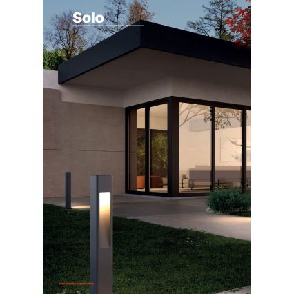 Redo 90672 - Spoljašnja lampa SOLO 1xGU10/35W/230V 70 cm IP65 antracit