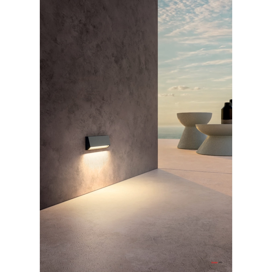 Redo 90680 - Spoljno orijentaciono svetlo ANDER LED/4W/230V 3000K IP65 antracit