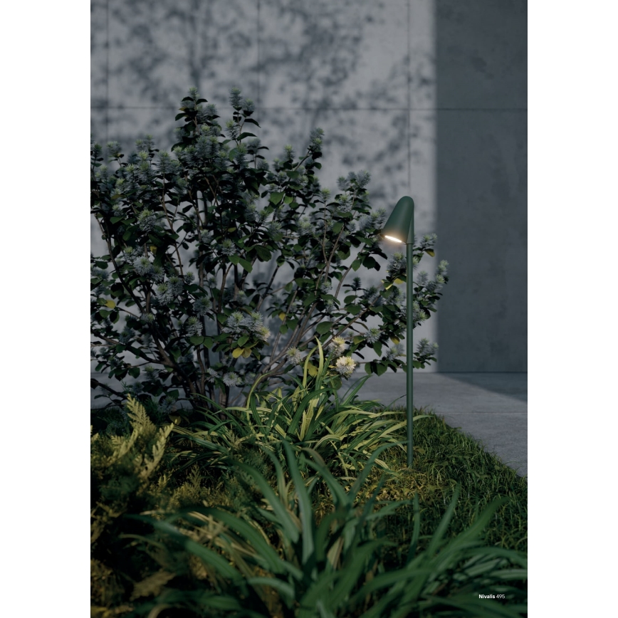 Redo 90707 - LED spoljašnja lampa NIVALIS LED/6,8W/230V 3000K 82 cm IP65 zelena
