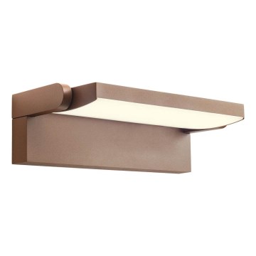 Redo 90716 - LED spoljašnja zidna svetiljka FLIP LED/40W/230V 3000/4000/5000K CRI 90 IP54 braon