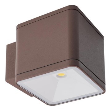 Redo 9080 - LED spoljašnje zidno svetlo BETA LED/6W/230V 3000K IP54 braon