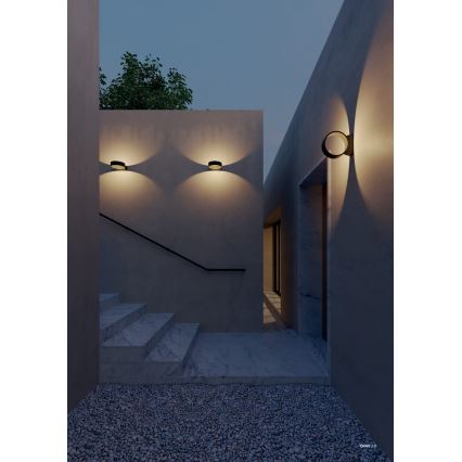 Redo 91062 - LED spoljno zidno svetlo ONIRO LED/8W/230V 3000K CRI 90 IP65 antracit
