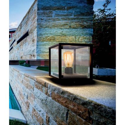 Redo 9109 - Spoljašnja lampa VITRA 1xE27/15W/230V IP54 crna