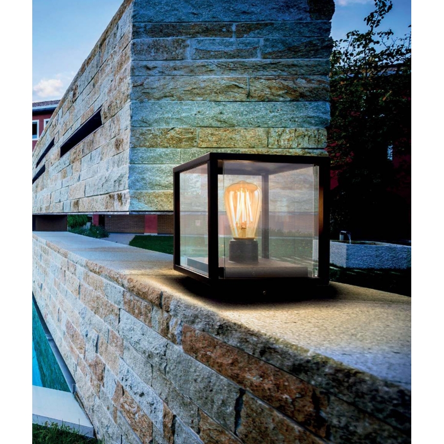 Redo 9109 - Spoljašnja lampa VITRA 1xE27/15W/230V IP54 crna