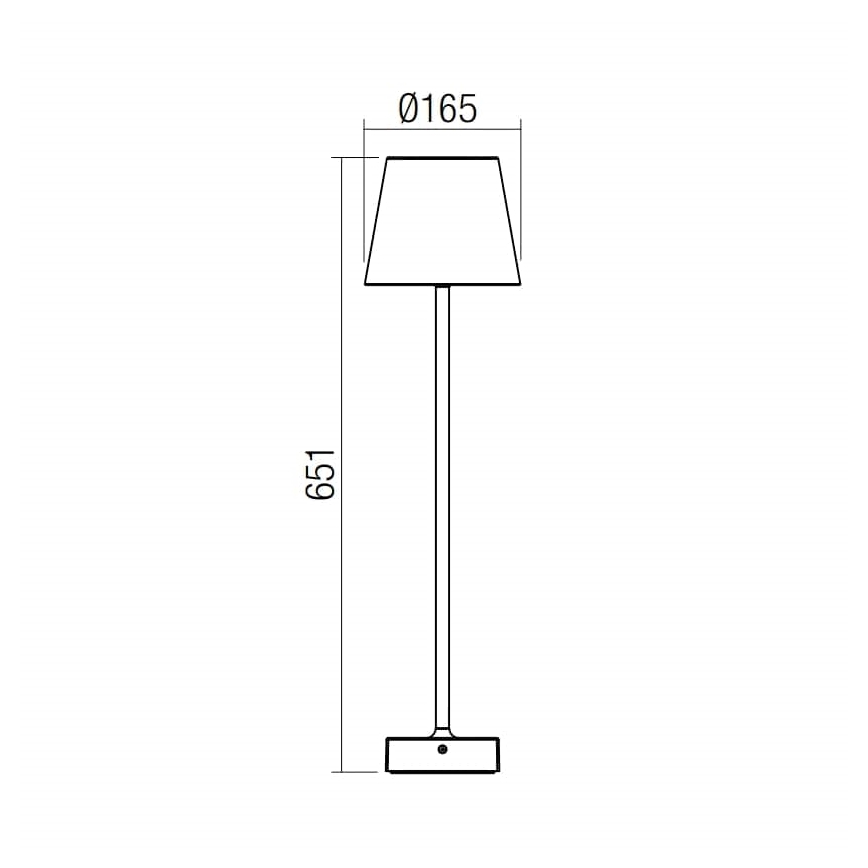 Redo 9127 - Spoljašnja LED svetiljka GIORGIO LED/7W/230V IP65 crna