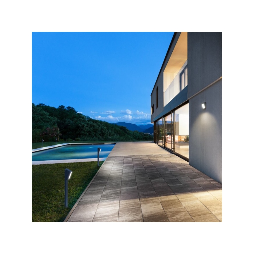 Redo 9168 - ARGES spoljašnja LED lampa, LED/3W/230V, IP54, braon