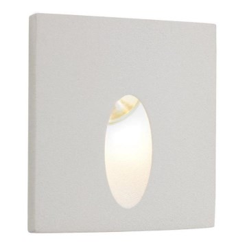 Redo 9346 - LED spoljna svetiljka za stepenište SPY LED/3W/230V IP54 bela