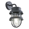 Redo 9498 - Spoljašnja zidna lampa CLAUT 1xE27/42W/230V IP44 antracitna