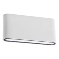 Redo 9622 - LED spoljna zidna svetiljka KLIPPE LED/13W/230V 3000K IP54 bela