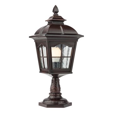 Redo 9652 - Spoljašnja lampa YORK 1xE27/70W/230V IP44 braon