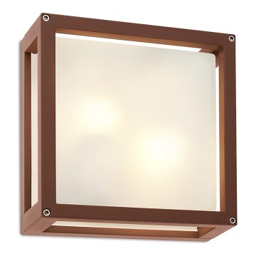 Redo 9893 - Spoljna zidna svetiljka BRICK 2xE27/42W/230V IP54