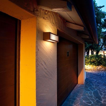 Redo 9898 - Spoljna zidna svetiljka BRICK 1xE27/23W/230V IP54