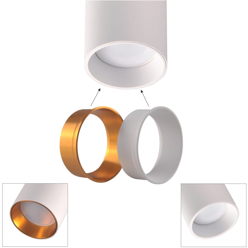 Spot za šinski sistem MARIBEL 3xGU10/10W/230V +1 m šinski sistem, bela