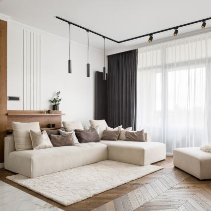 Reflektor za šinski sistem MARIBEL 3xGU10/10W/230V +1 m šinski sistem crne boje