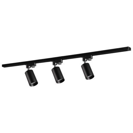 Reflektor za šinski sistem MARIBEL 3xGU10/10W/230V +1 m šinski sistem crne boje