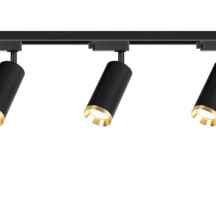 Reflektor za šinski sistem MICA 3xGU10/10W/230V crna/zlatna