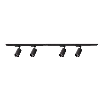 Reflektor za šinski sistem PIPE 4xGU10/10W/230V, crna