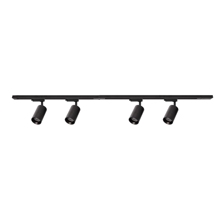 Reflektor za šinski sistem PIPE 4xGU10/10W/230V, crna
