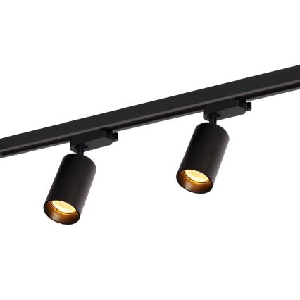 Reflektor za šinski sistem PIPE 4xGU10/10W/230V, crna