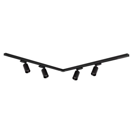 Reflektor za šinski sistem PIPE 4xGU10/10W/230V, crna