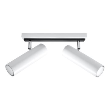 Reflektorska svetiljka DIREZIONE 2xGU10/40W/230V bela