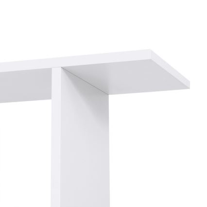 Regal za knjige LIVARO, bela