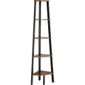 Regal za knjige NAVARO braon/crna