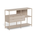 Regal za knjige SARON 114x78 cm siva