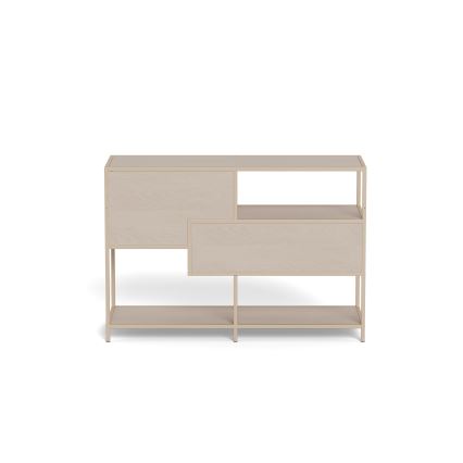 Regal za knjige SARON 114x78 cm siva