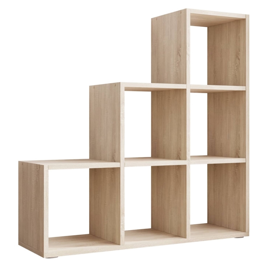 Regal za knjige TRIO 108x105 cm, hrast sonoma