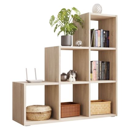 Regal za knjige TRIO 108x105 cm, hrast sonoma