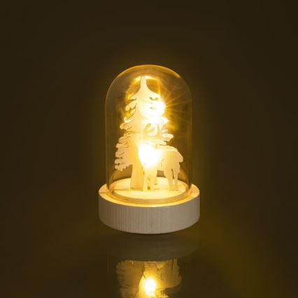 LED Božićna dekoracija LED/1xCR2032 topla bela
