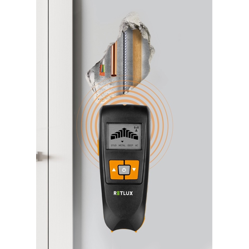 Digitalni detektor ispod površine 4 u 1 9V 1x6LR61