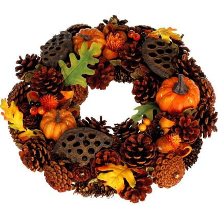 Jesenji venac HALLOWEEN, prečnika 35 cm