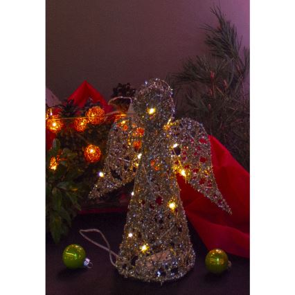 LED božićna dekoracija LED/2xAA anđeo