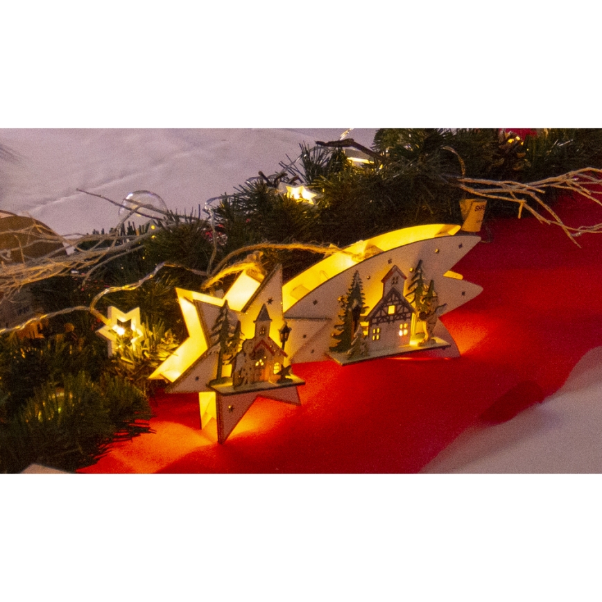 LED božićna dekoracija Kometa, LED/2xAA