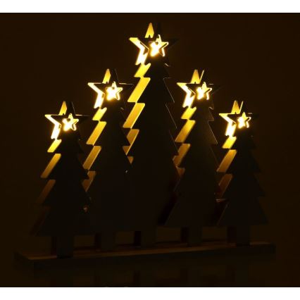 LED božićna dekoracija LED/2xAAA jelke