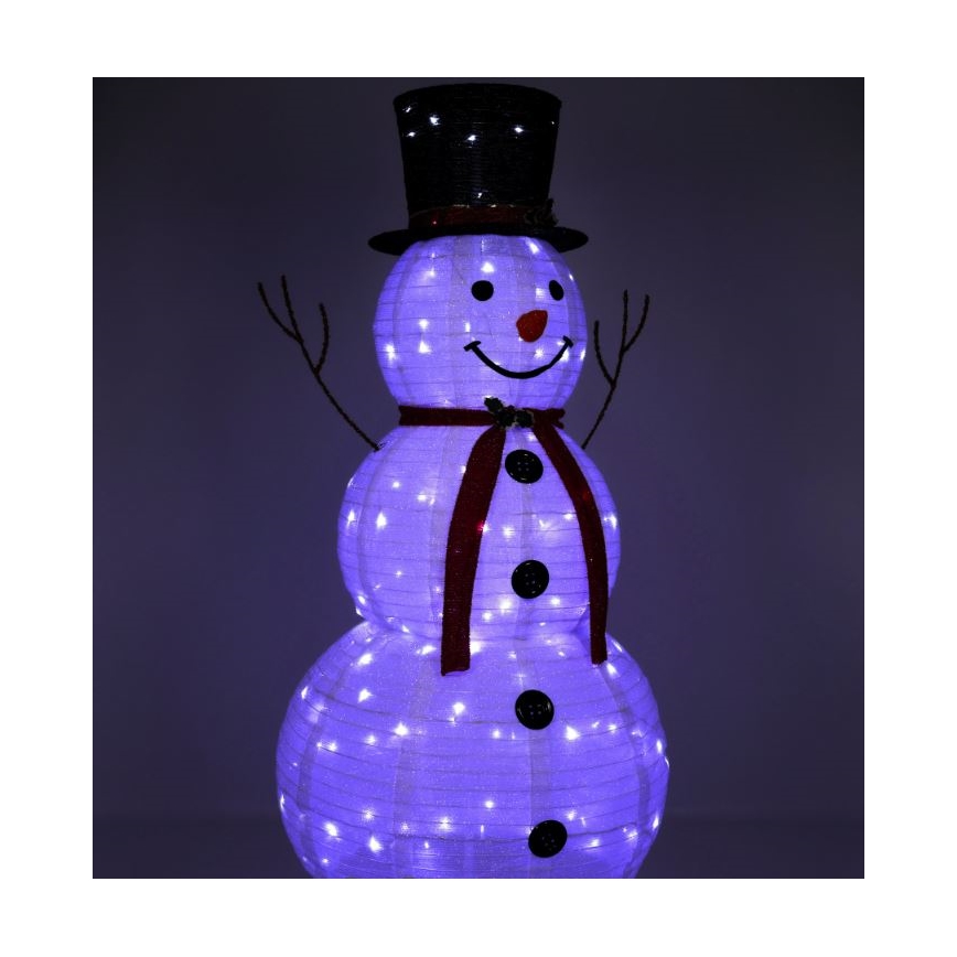 LED božićna dekoracija LED/3,6W/230V 180 cm IP44 snegović