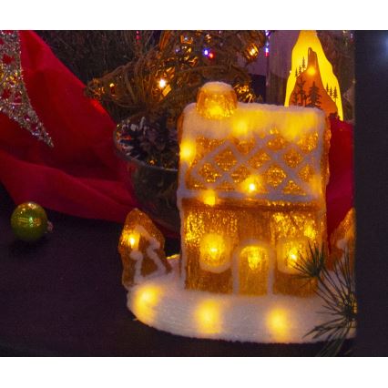 LED božićna dekoracija LED/3xAA topla bela