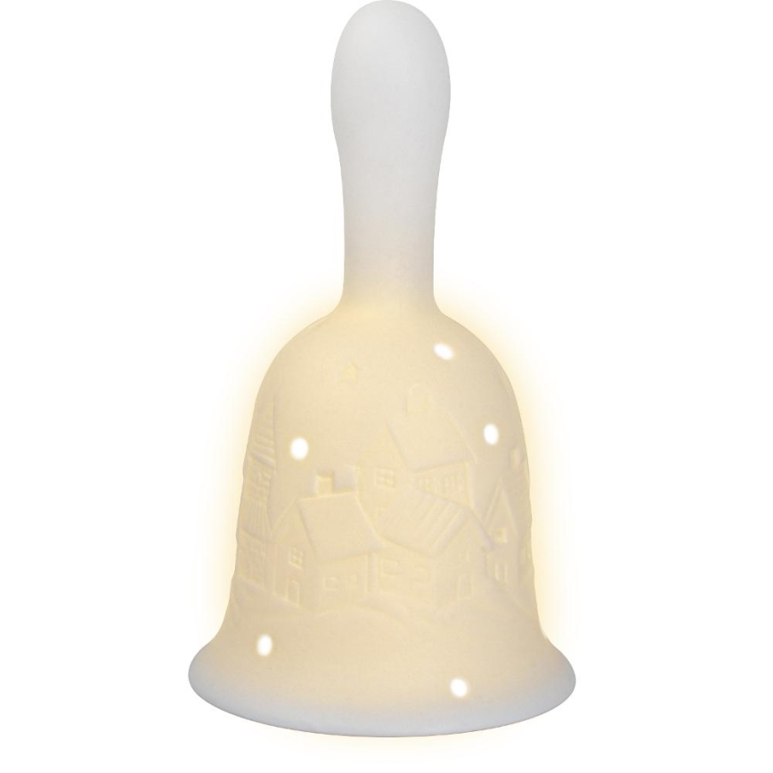 LED božićna dekoracija LED/3xLR44/toplo belo zvono