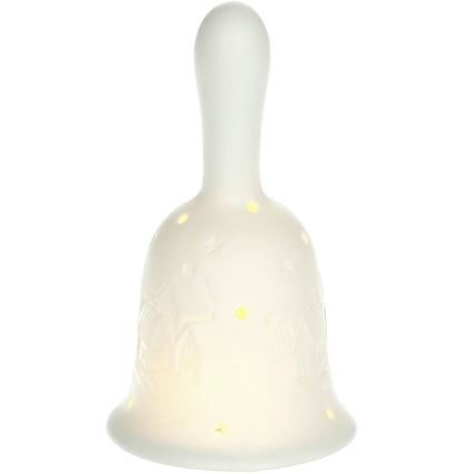 LED božićna dekoracija LED/3xLR44/toplo belo zvono