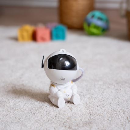 LED dečiji projektor 230V, astronaut, 12,5 cm + daljinski upravljač