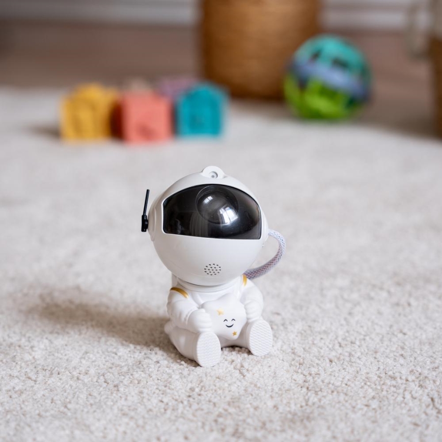 LED dečiji projektor 230V, astronaut, 12,5 cm + daljinski upravljač