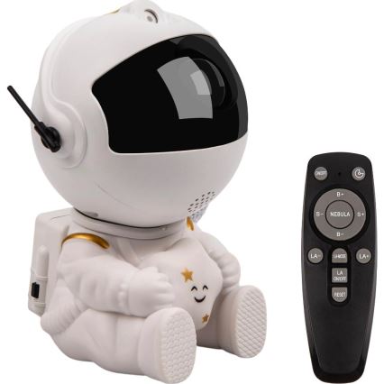 LED dečiji projektor 230V, astronaut, 12,5 cm + daljinski upravljač