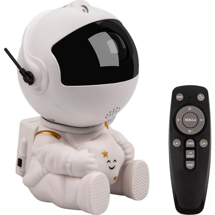 LED dečiji projektor 230V, astronaut, 12,5 cm + daljinski upravljač
