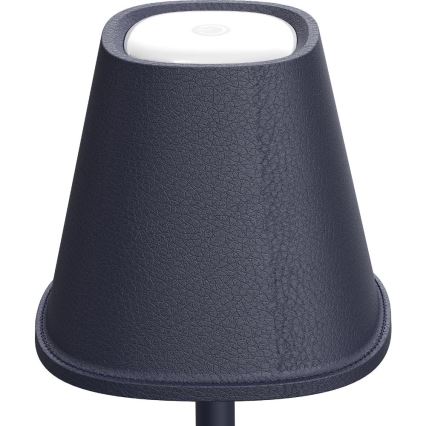 Punjiva prigušiva LED stona lampa, 3W, 1800 mAh — tamnoplava